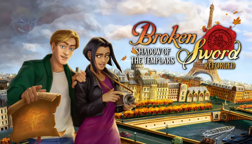 George i Nico w Paryżu, z tajemniczą mapą i aparatem, zapraszają do przygody w Broken Sword: Shadow of the Templars - Reforged.