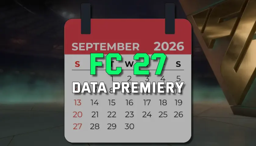 Kalendarz z datą premiery FC 27 we wrześniu 2026. Kiedy premiera nowej fify?