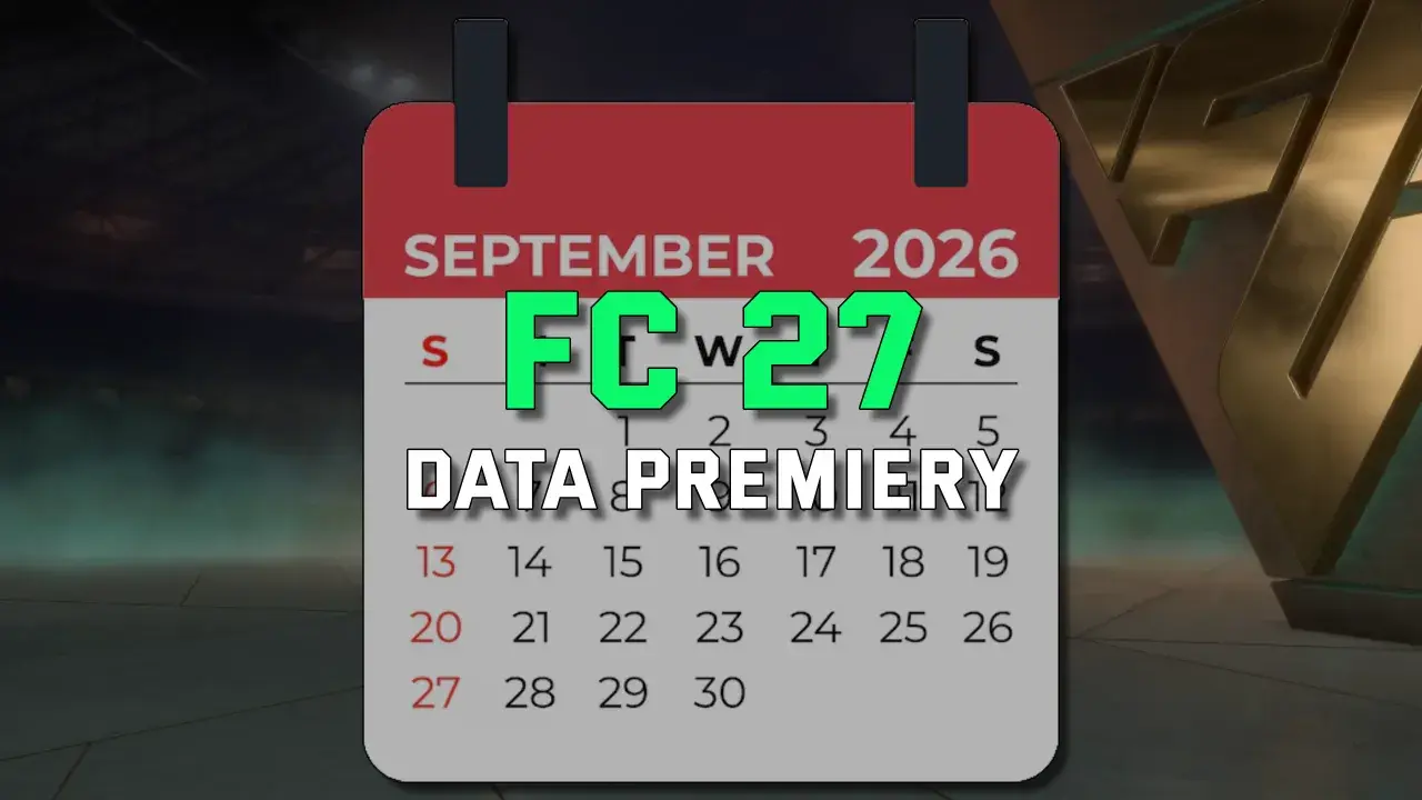 Kalendarz z datą premiery FC 27 we wrześniu 2026. Kiedy premiera nowej fify?