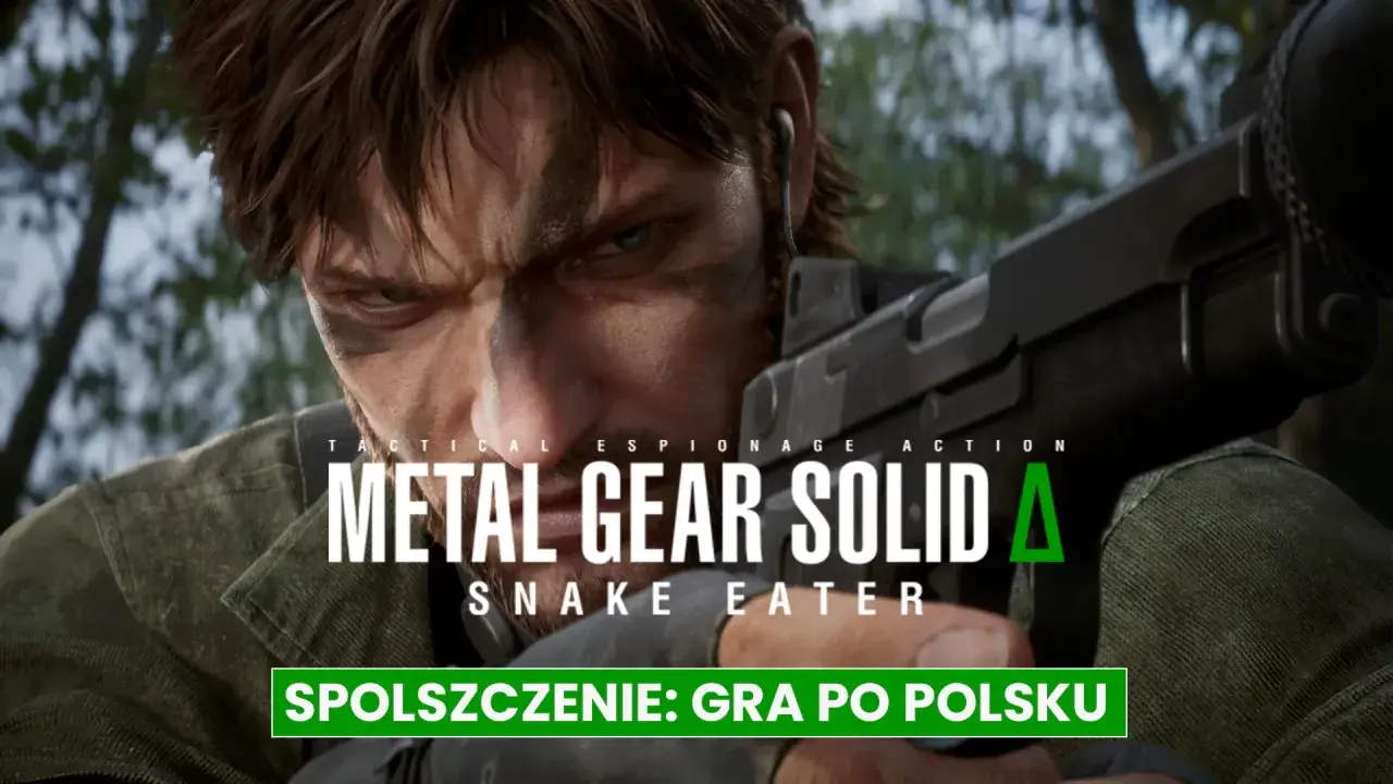 Snake z bronią w ręku, zapowiedź spolszczenie: gra po polsku Metal Gear Solid V The Phantom Pain.