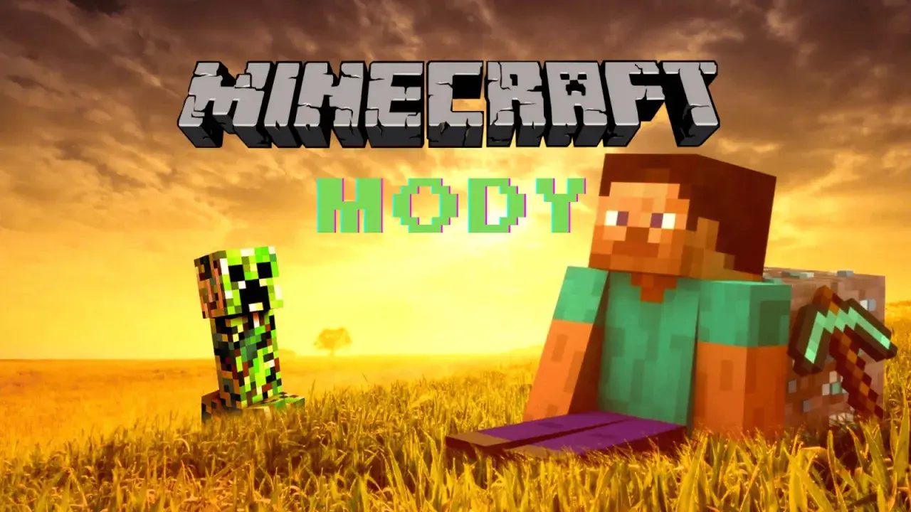 Minecraft z Creeperem i Steve'em. Dowiedz się, jak zainstalować mody, by ulepszyć swoją grę.