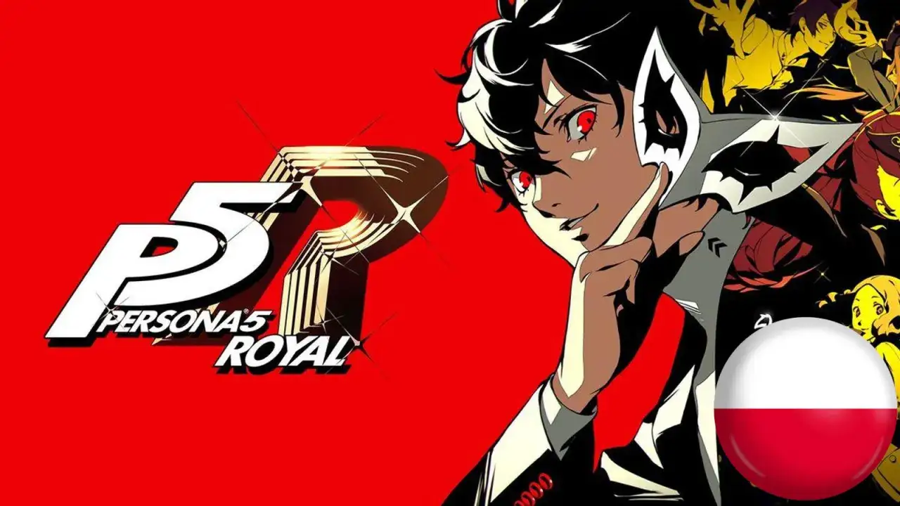 Joker z Persony 5 Royal z polską flagą. Fani czekają na persona 5 spolszczenie.